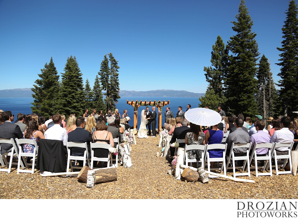Mountain top ceremony on Homewood Mountain Resort